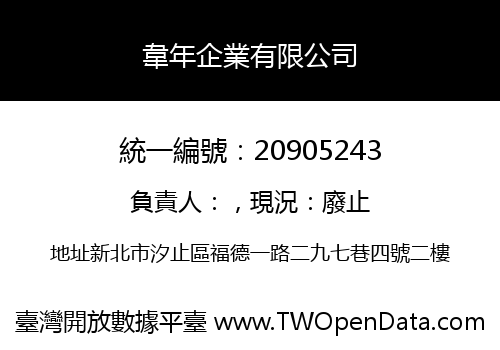 韋年企業有限公司