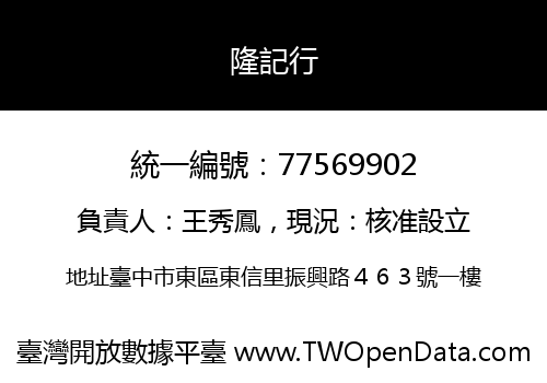 隆記行
