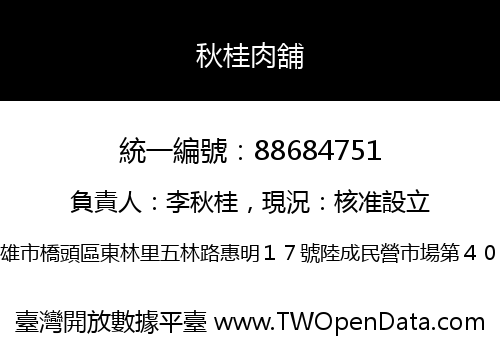 秋桂肉舖