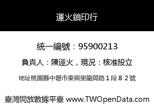 運火鎖印行