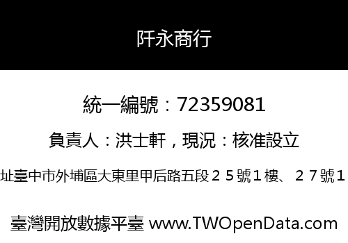 阡永商行
