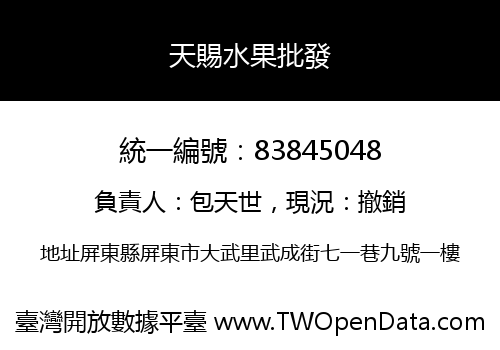 天賜水果批發