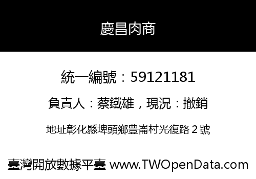 慶昌肉商