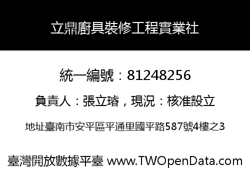 立鼎廚具裝修工程實業社