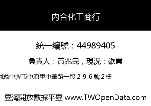 內合化工商行