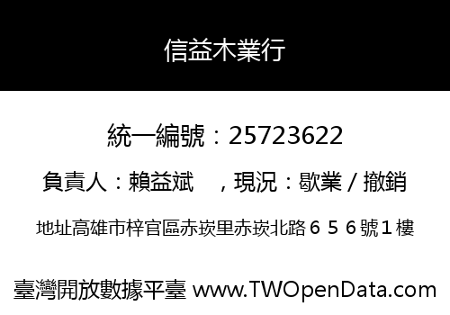 信益木業行