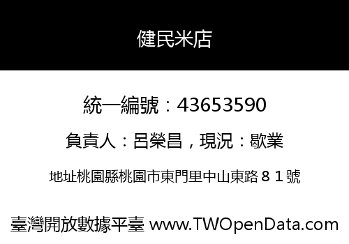 健民米店