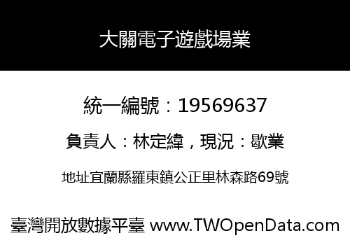 大關電子遊戲場業