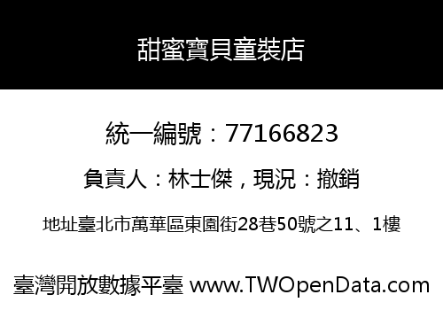 甜蜜寶貝童裝店