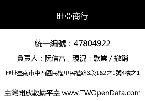 旺亞商行