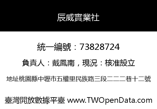 辰威實業社