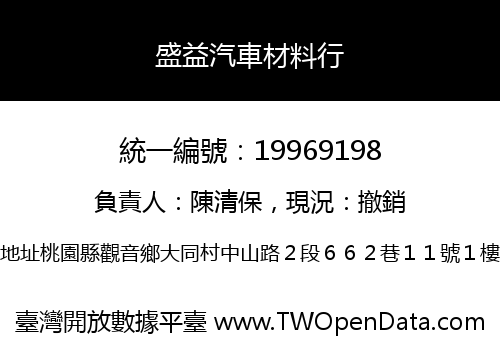 盛益汽車材料行