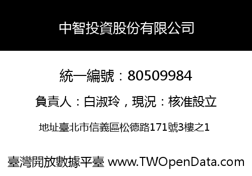 中智投資股份有限公司