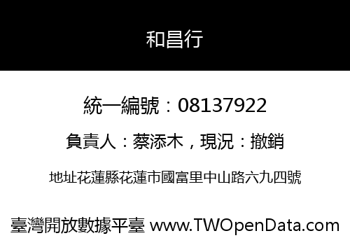 和昌行