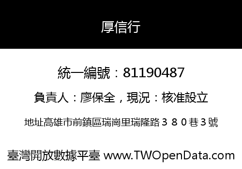 厚信行
