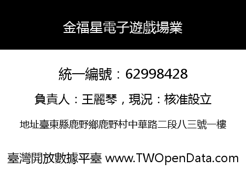 金福星電子遊戲場業