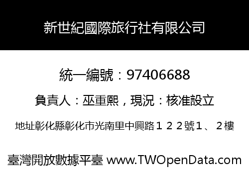 新世紀國際旅行社有限公司