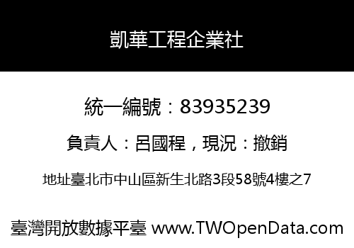 凱華工程企業社