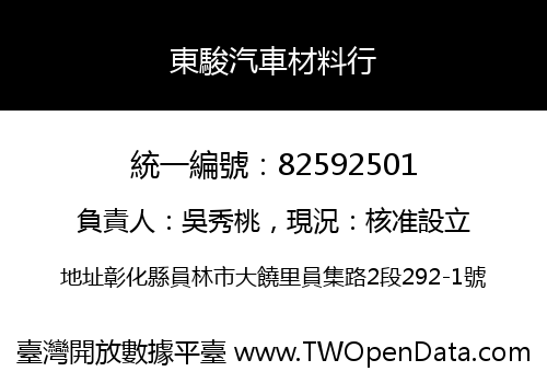東駿汽車材料行