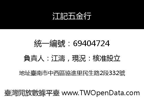 江記五金行