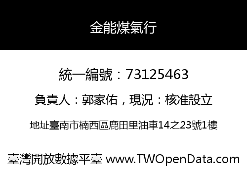 金能煤氣行