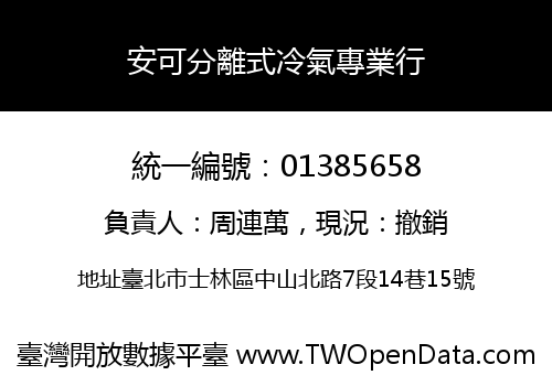 安可分離式冷氣專業行