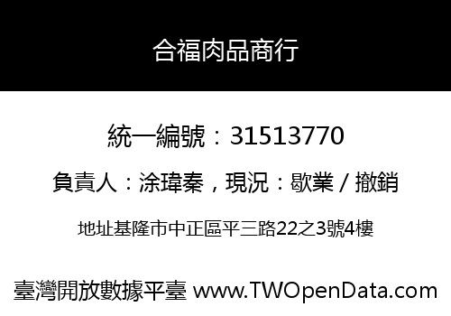 合福肉品商行