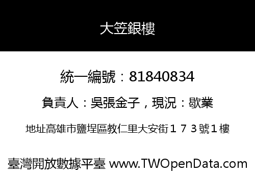 大笠銀樓