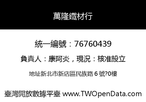 萬隆鐵材行