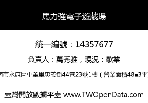 馬力強電子遊戲場