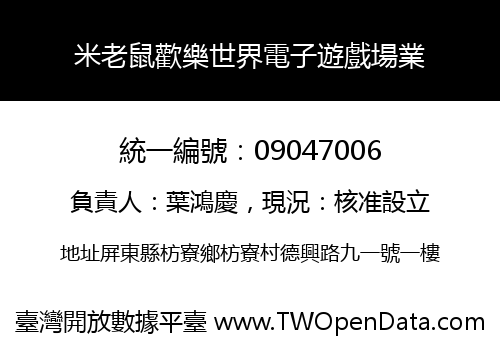 米老鼠歡樂世界電子遊戲場業