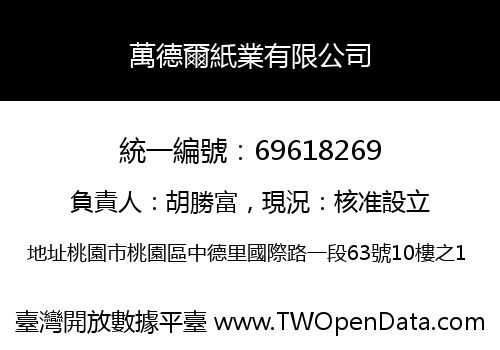 萬德爾紙業有限公司