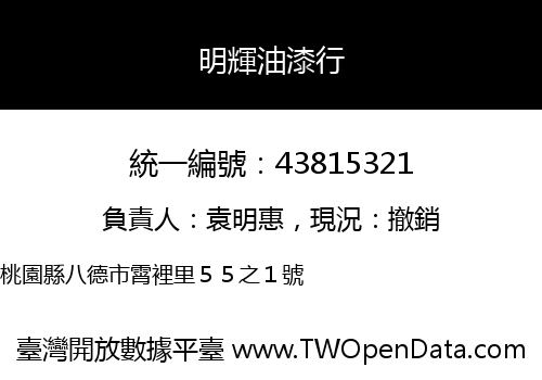 明輝油漆行