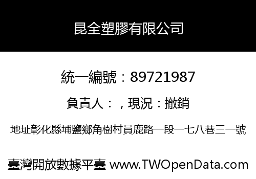 昆全塑膠有限公司