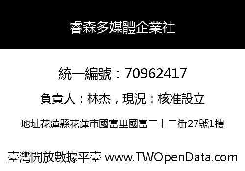 睿森多媒體企業社