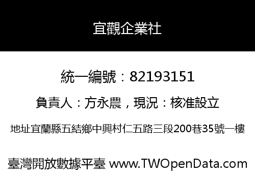 宜觀企業社