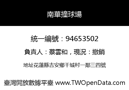 南華撞球場
