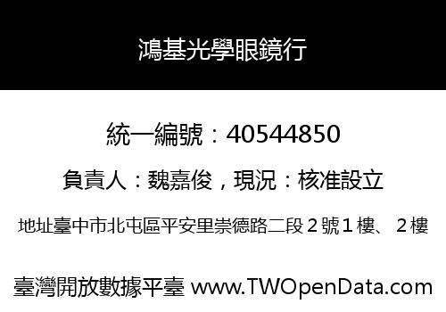 鴻基光學眼鏡行