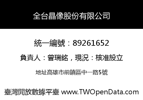 全台晶像股份有限公司