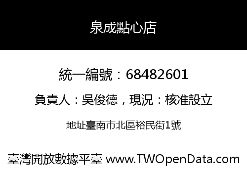 泉成點心店