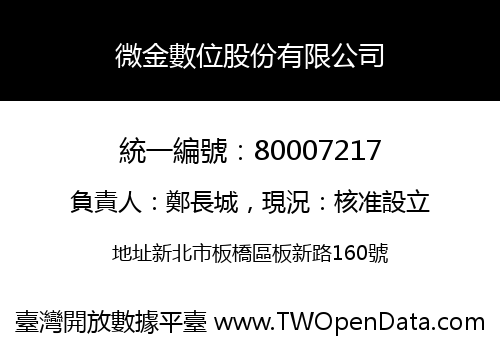 微金數位股份有限公司