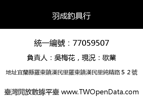 羽成釣具行
