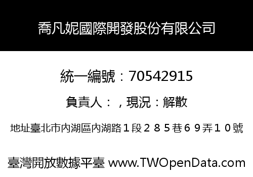 喬凡妮國際開發股份有限公司