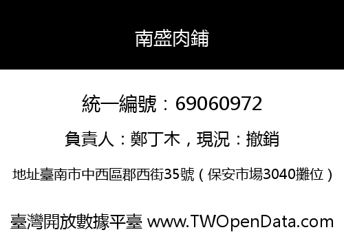 南盛肉鋪