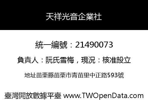 天祥光音企業社