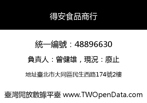 得安食品商行