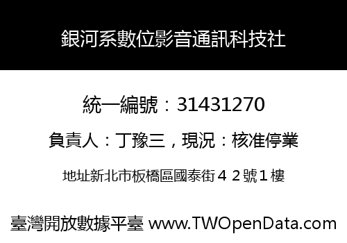 銀河系數位影音通訊科技社