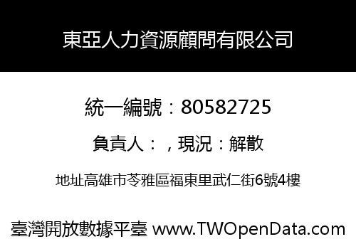 東亞人力資源顧問有限公司
