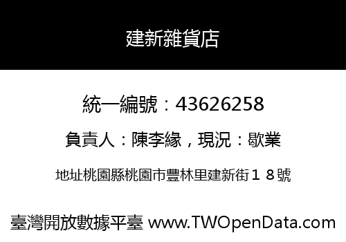 建新雜貨店