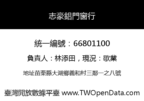 志豪鋁門窗行